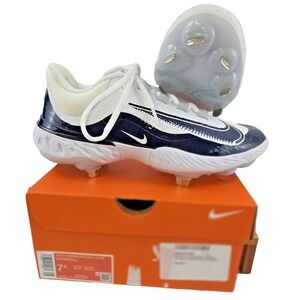 Nike Alpha Huarache Elite 4 LW TB Baseball Cleats SZ 9 White Navy DR6851-101 NIB